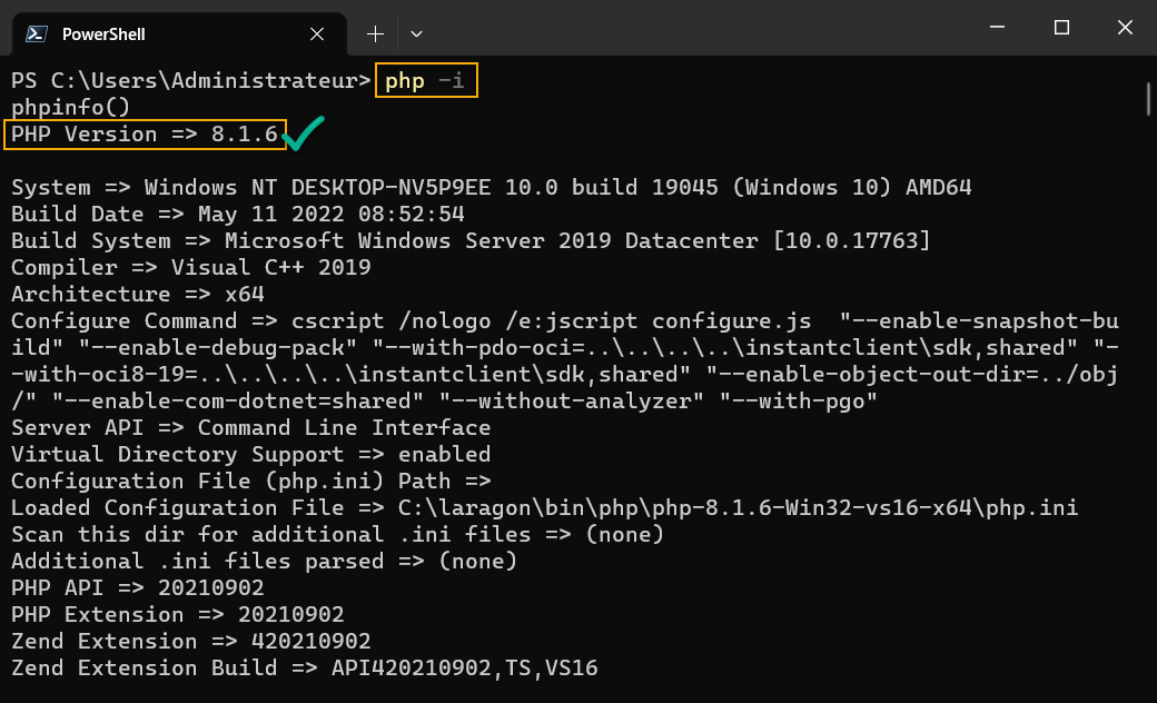 check-php-version